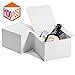 MESHA 100PC White Gift Boxes with Lids for Presents 6x6x4 Inch,Sturdy Bridesmaid Proposal Small Gift Box,Recyclable Paper Party Favor Gift Boxes Bulk for Wedding,Graduation,Birthday