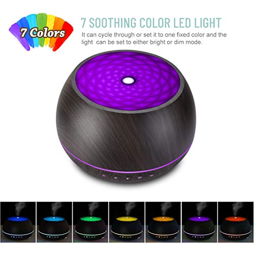 Seamei Essential Oil Diffuser, 1000ml Crack Ultrasonic Home Fragrance Aromatherapy Diffuser