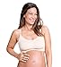 Cake Maternity Cotton Candy Wirefree Nursing Bra for Breastfeeding, Seamless Maternity Sleep Bra, Nude, Small
