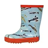 RanyZany Adventurous Airplane Rain Boots For Boys