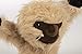 goDog Crazy Tugs Fuzzy Sloth with Chew Guard Technology Plush Dog Toy, Tan Large