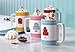 Cake Boss Serveware 4-Piece Porcelain Mug Set, 