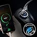 Car Charger, SmartDevil 4.8A Aluminum Alloy Dual USB Ports Car Charger Adapter Mini Fast Car Charging Compatible with iPhone 11,11 Pro,11 Pro Max,Xs Max,XR, 8 7 6, iPad,Galaxy S10 S10e and More（Black）