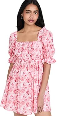 Playa Lucila Women's Mini Smocked Short Sleeve D