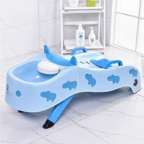 Children's Shampoo Chair Newborn Baby Bathtub Kids Bathtub Shampoo Chair Children's Shampoo Chair Shampoo Bed Home Baby Shampoo Chair Foldable Baby Shampoo Bed