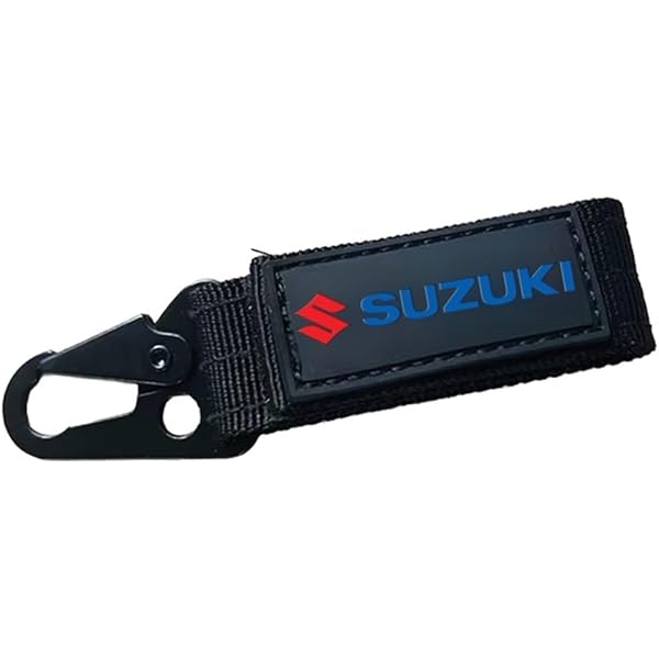 Amazon.com: NEW GENUINE OEM SUZUKI LOGO WOVEN KEY CHAIN WHITE