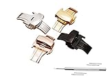 Watch Clasp 20mm Watch Band Stainless Steel Deployment Clasp Sliver Watch Buckle