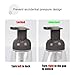 Replacement Foaming Pump Lids, 2 Pack, ULG Shampoo Plastic Soap Dispensers Foam Pump Tops Fit 40mm 40/410 Bottles for DIY Liquid Soap, Dish Soap, Body Wash