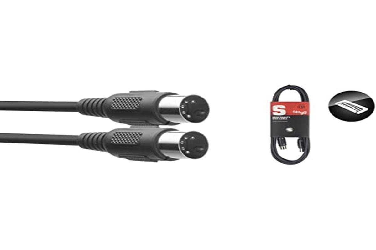 Stagg SMD10 E 10 m 5 Pin DIN Male MIDI Cable