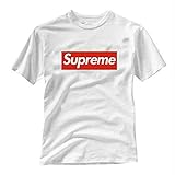 DhoomBros Supreme Box Logo T-Shirt (Small, White)