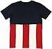 Captain America Men's T-Shirt Caps, Navy, Medium