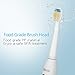 Electric Toothbrush Rechargeable Sonic Toothbrush 4 Hours Charge Minimum 30 Days Use with 3 Replacement Heads 5 Optional Modes Achieve Whiter Healthier Teeth Water Proof white by Deripus