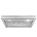 Cosmo UC30 30-in Under-Cabinet Range Hood 760-CFM with Ducted / Ductless Convertible Duct , Kitchen Over Stove Vent Light , 3 Speed Exhaust Fan , Dishwasher-Safe Permanent Filter ( Stainless Steel ) primary