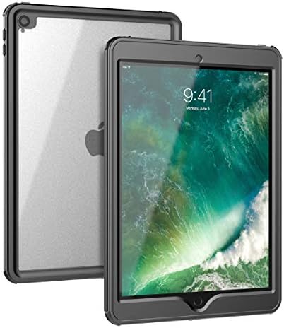 AICEDA iPad Air (2019) 10.5 Inch Waterproof Case Protector Snowproof Dirtproof Protects Cover Shockproof Waterproof Case for iPad Air (2019) 10.5 Inch Black