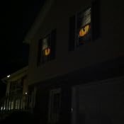 Amazon.com: Werewolf & Wily Witch Translucent Window Decorations ...