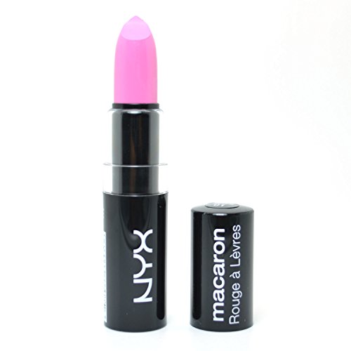 NYX MACARON LIPPIES MALS01 ROSE LAVENDER PINK NEON PASTEL LIPSTICK + FREE EARRING