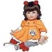 ADORA Realistic Baby Doll Macaraccoon Toddler Doll - 20 inch, Soft CuddleMe Vinyl, Brown Hair, Hazel Green Eyes