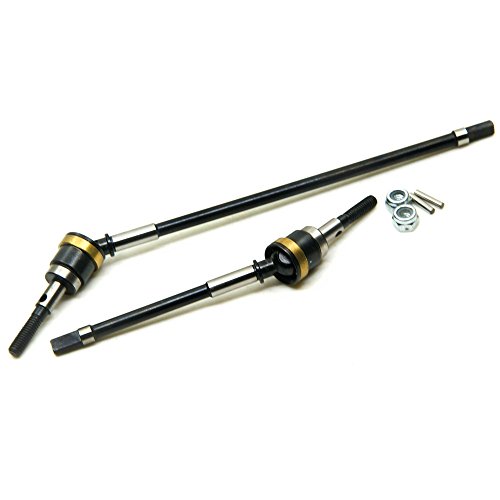 MOHERO 1/10 Heavy Duty Steel Front CVD Drive Shaft Set for 1/10 Axial Wraith 90018 RC Truck - Thumbnail 4