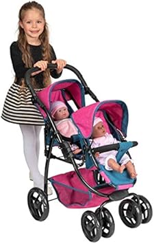 toy twin pushchair