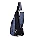 MOSISO Sling Backpack with USB Charging Port, Pure Marine Blue