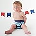 Splash About Happy Nappy Reusable Swim Diaper, Vintage Moby, 2-3 Years