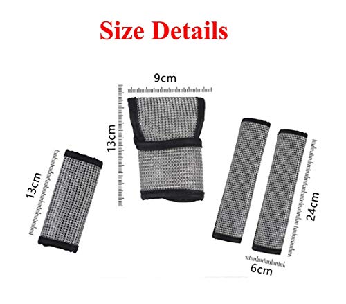 4 MLOVESIE+Leather+Crystal+Rhinestones+Universal