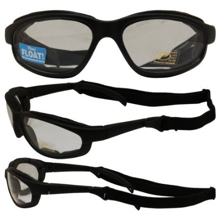 Freedom Padded Motorcycle Sunglasses By Pacific Coast Clear Lens