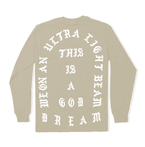 AA Apparel I Feel Like Pablo Long Sleeve Shirt Life Of Pablo (Large, Sand)