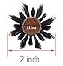 PERFEHAIR Boar Bristle Round Hair Brush for Blow Drying, 2 Inch, for Blowouts, Styling, Volumizing, Curling Short to Medium, Thin, Thick, Straight, Curly, Normal Hair