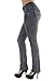 Style C582 – High Waist Colombian Style Butt Lift Stretch Denim Boot Leg Jeans Size 7