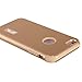 Pandawell Compatible iPhone 6S Plus Case Shockproof Hybrid High Impact Hard Plastic+Soft Silicon Rubber Armor Defender Case Cover for Apple iPhone 6S Plus / 6 Plus 5.5 inch - All Gold