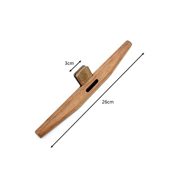YEZIB DIY Holzverarbeitung Mini-Hobel Carpenter Modellbau 26cm Licht Holzbohlen Schärfen Hobeln Handbuch Abgratwerkzeug… – Bild 6