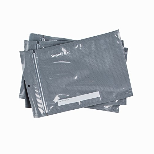 UPC 793573197092, 8&quot; x 12&quot; Clear &amp; Black Zipper Vacuum Sealer Bags SNS 1000