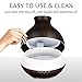 BZseed Aromatherapy Essential Oil Humidifier 550ml 12 Hours High Output for Large Room, Home, Waterless Auto-Off, 7 Color LED Lights Wood Grain Ultrasonic Cool Mist Diffusers,thumb 4