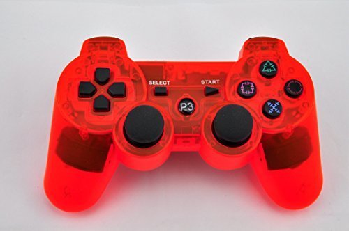 Smart Box Bluetooth Wireless Dualshock Controller For Sony Playstation 3 (Transparent Orange)