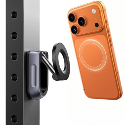 UGREEN Magnetic Mobile Phone Stand 360° Rotatable Portable for Gym | Double-sided strong magnetic, easy to install, foldable and portable, suitable for most mobile phones