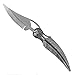 Outdoor Cutlery Indian Feather Folding Survival Hunting Pocket Knife with Pocket Clip