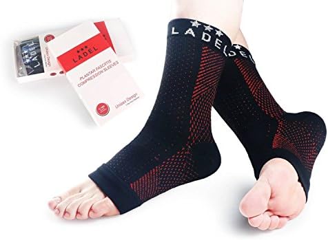 Plantar Fasciitis Socks with Compression Foot Sleeves for Men &amp; Women with Night Inserts for Achilles Tendonitis &amp; Heel Pain Relief, Gym Compression Foot Splint