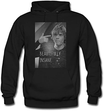 DIYHOODIE evan peters Hoodie, Custom Men's Classic Hoodie with evan peters Black