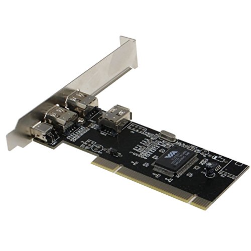 SEDNA - PCI 1394 ( Firewire ) 3 ports Adapter ( 2 X 6 Pin + 1 x 4 pin External, 1 x 6 Pin internal ) - Thumbnail 2