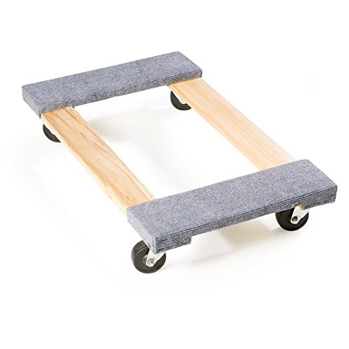 UPC 053417032034, Harper Trucks WFD1830 800 lb Capacity Hardwood Furniture and Mover&#39;s Dolly with Carpet Ends and 30&quot; x 18&quot; x 5&quot; Deck