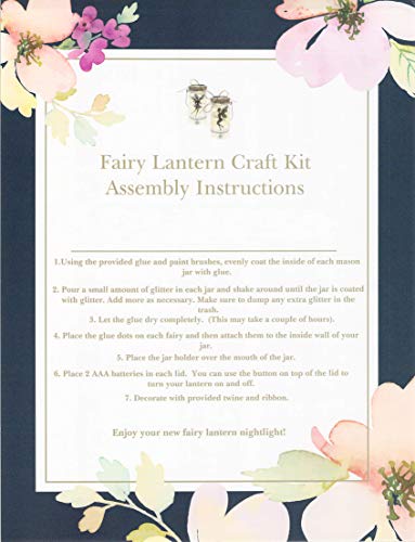 3 Fairy+Nightlight+Lantern+Craft+Pack