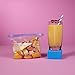 Ziploc Slider Freezer Bags with New Power Shield Technology, Stand-and-Fill with Expandable Bottom, Gallon, 24 Pack