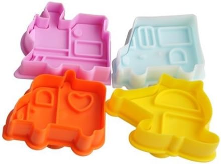 Set of 4 pcs Insect Design Plunger Cake Cutters