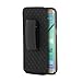 Galaxy S7 Edge (ONLY) Case with Holster, Aduro Shell & Holster Combo Case Super Slim Shell Case w/Built-in Kickstand + Swivel Belt Clip Holster for Samsung Galaxy S7 Edge