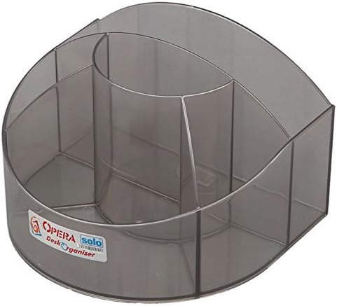 Solo Acrylic Desktop Organizer 5 Compartments Pen Pencil Holder Desk Table Office supplies - Color Available