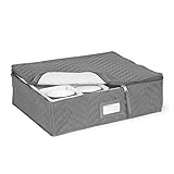 China Cup Storage Chest - Deluxe Quilted Microfiber (13