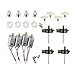 Coolplay® Spare Parts Replacement for Syma X8 X8C X8W Venture RC Quadcopter Motors & Main Gears & Spindle Sleeves Set & Main Stand & Blades Cover