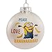 Kurt Adler Despicable Me Disc Ornament with Decal, 80mm