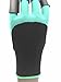 DIGGERZ LLC Garden Gloves with Claws; Universal Size; 8 ABS Plastic Claws on Left and Right Hands, Green; Quick & Easy to Dig Without Tools, Great Gift for Mom and Dad, Safe For Planting